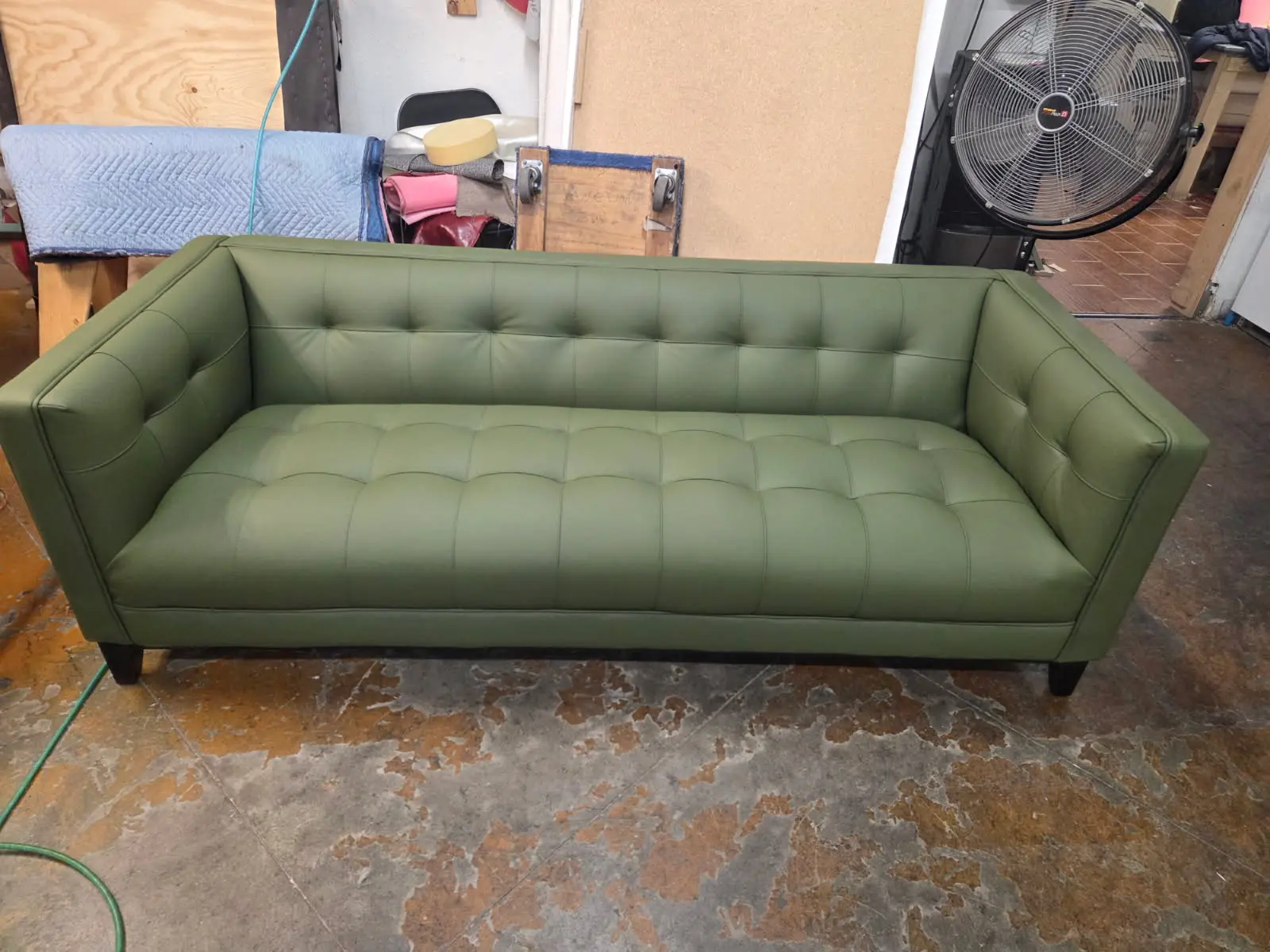 Green couch